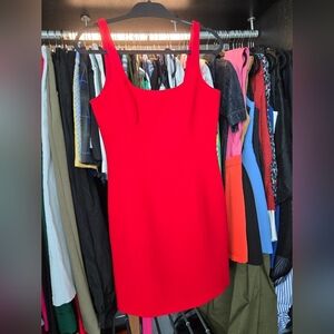 Red Sleeveless Dress